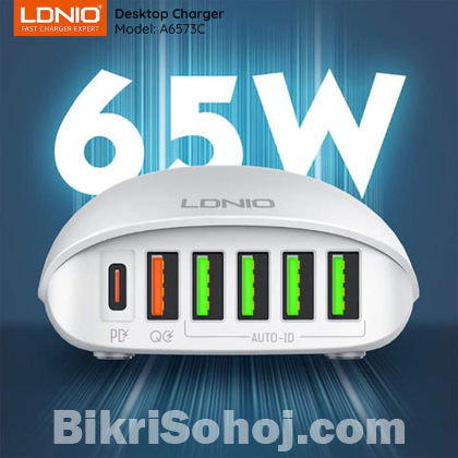 LDNIO A6573C 65W USB Super Fast Charger